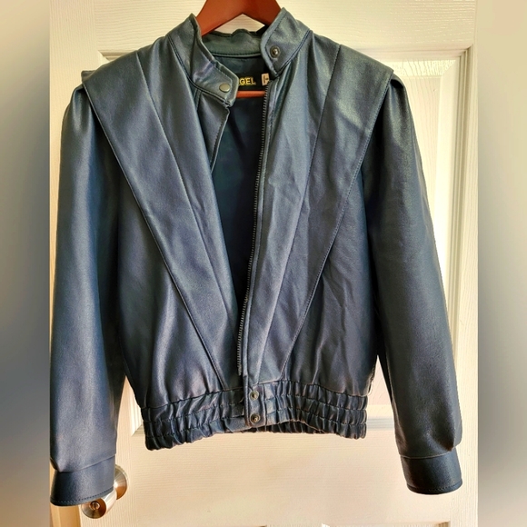 Vintage Mexico faux leather jacket